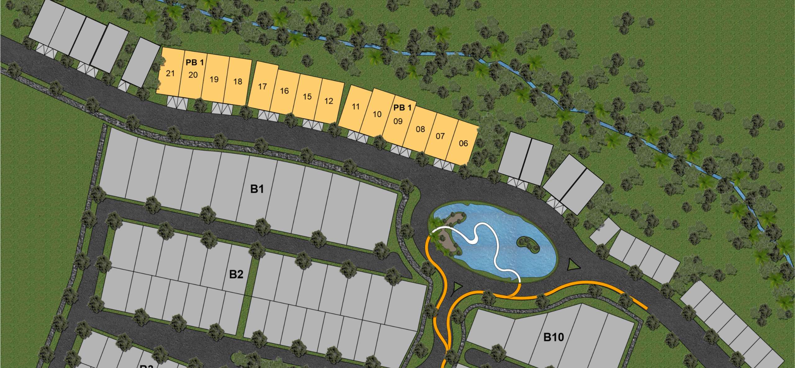 Site Plan Pines Boulevard - CitraLand Puncak Tidar Malang citraland puncak tidar malang