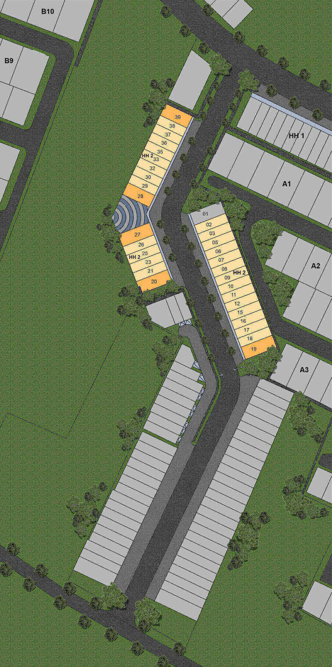 Siteplan Ruko A Space - CitraLand Puncak Tidar Malang citraland puncak tidar malang
