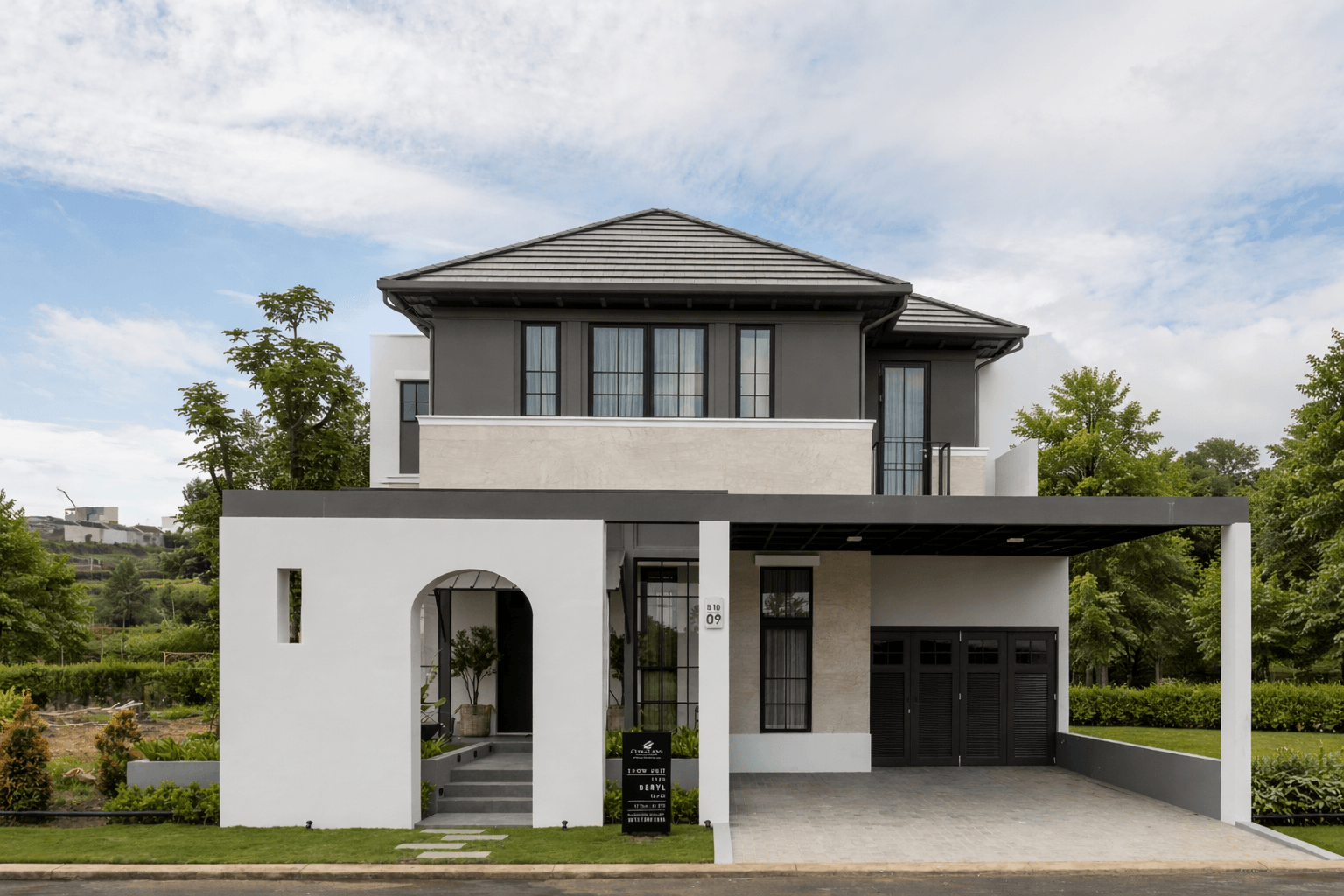 fasad rumah tipe beryl
