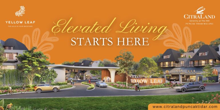 cluster yellow leaf cluster rumah di malang   citraland puncak tidar malang