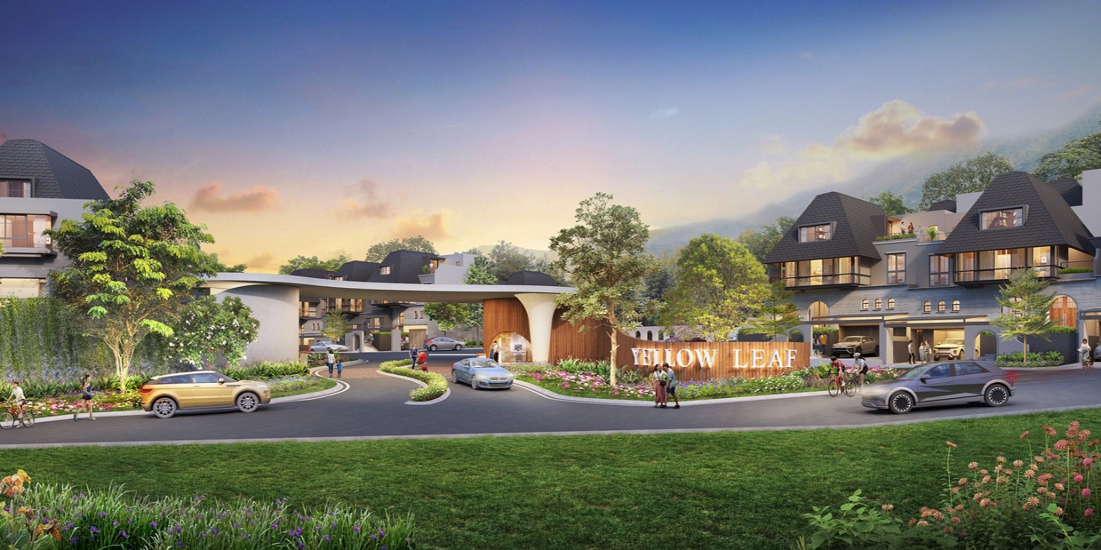 cluster yellow leaf view   citraland puncak tidar malang