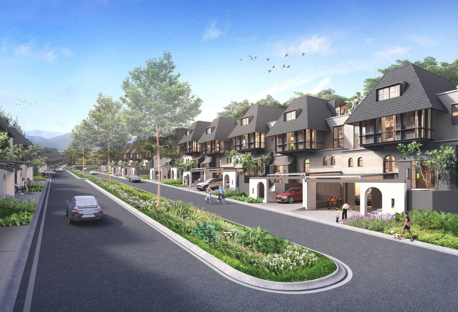 perumahan cluster yellow leaf   citraland puncak tidar malang